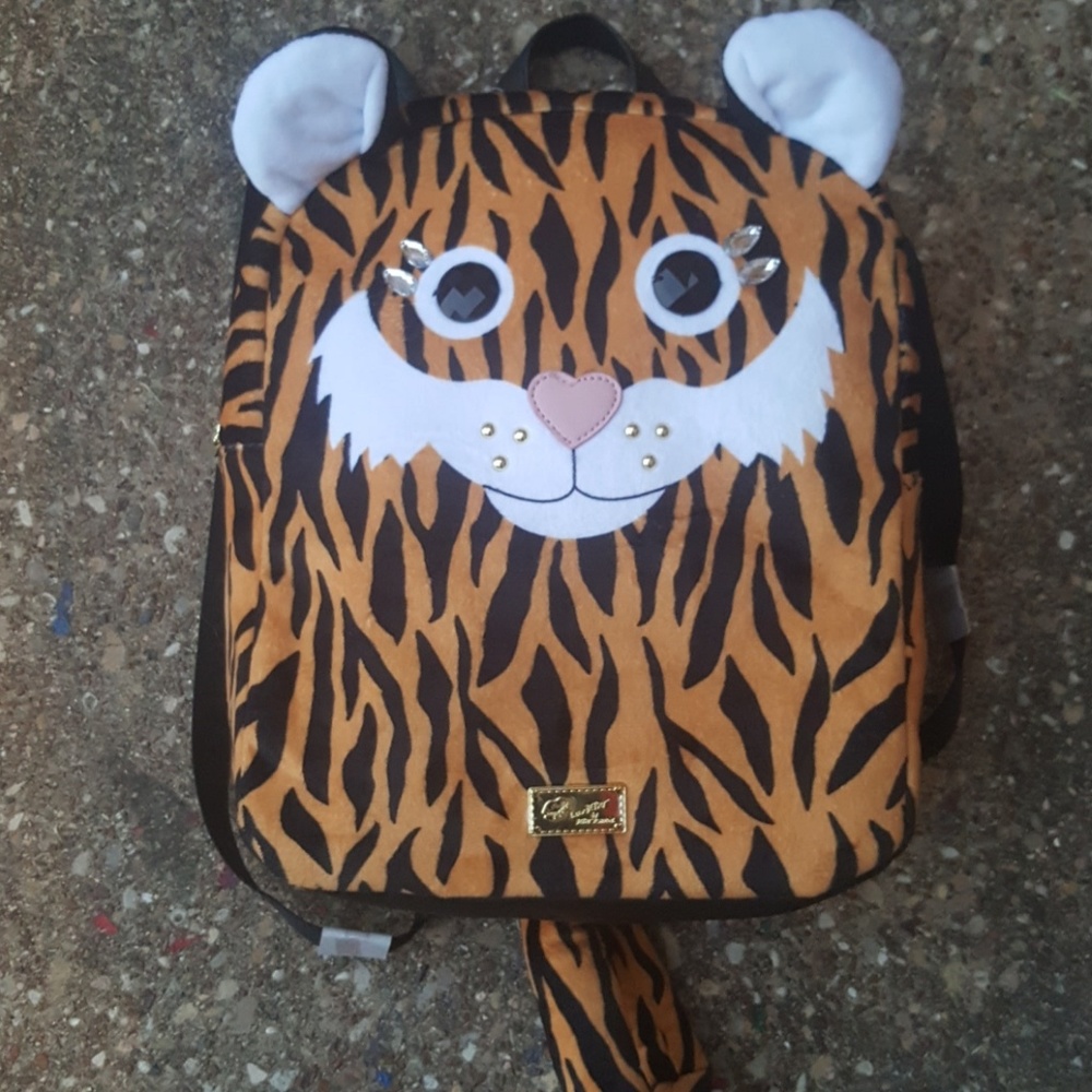 Betsey Johnson Tiger Backpack LB Spike New Tags